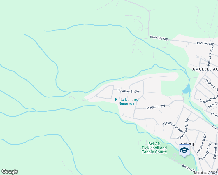 map of restaurants, bars, coffee shops, grocery stores, and more near 15112 Trail Ridge Road Southwest in Cresaptown