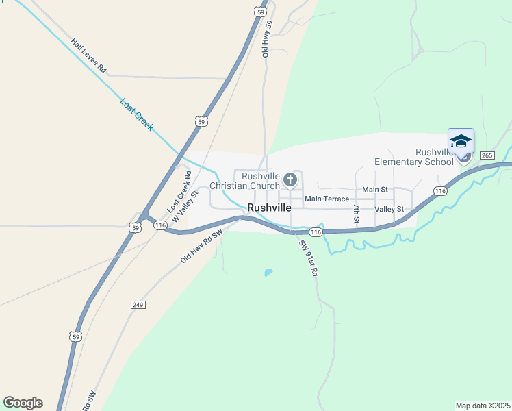 map of restaurants, bars, coffee shops, grocery stores, and more near in Rushville