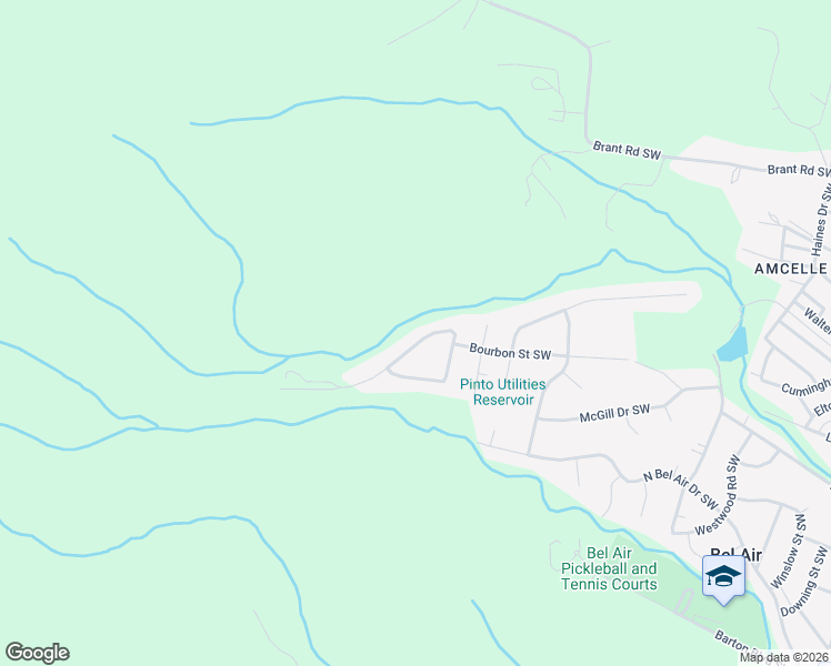 map of restaurants, bars, coffee shops, grocery stores, and more near 15121 Trail Ridge Road Southwest in Cresaptown