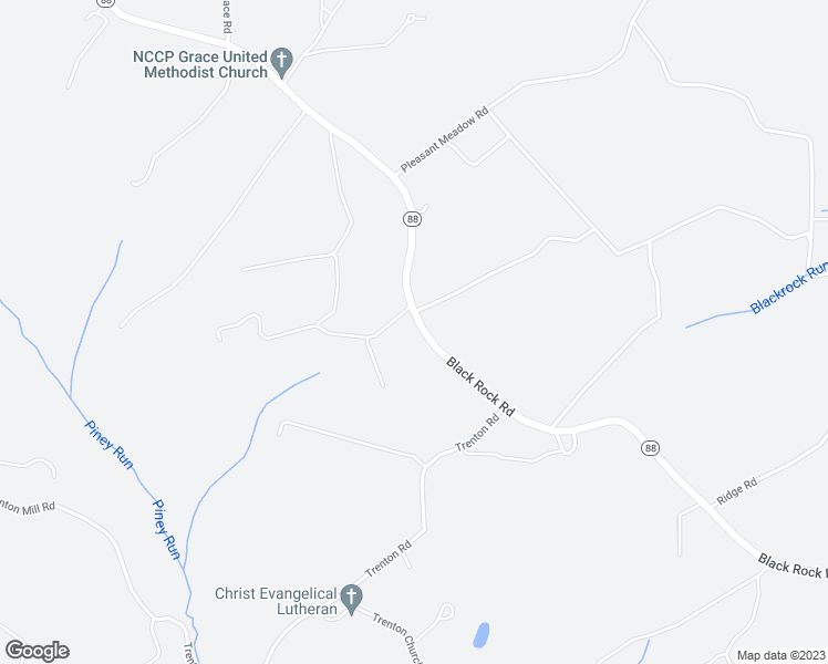 map of restaurants, bars, coffee shops, grocery stores, and more near 4331 Black Rock Road in Upperco