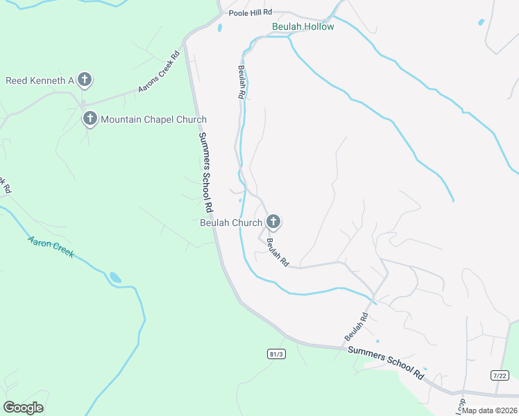 map of restaurants, bars, coffee shops, grocery stores, and more near 688 Beulah Road in Morgantown