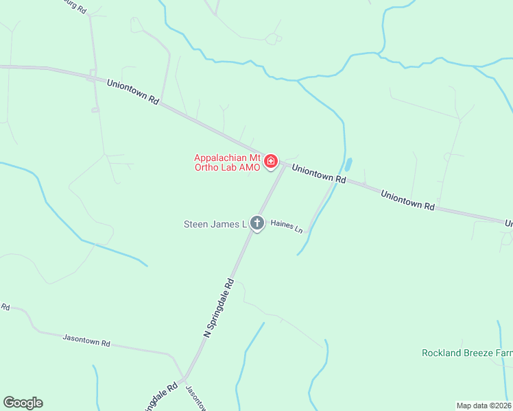 map of restaurants, bars, coffee shops, grocery stores, and more near 430 North Springdale Road in Westminster