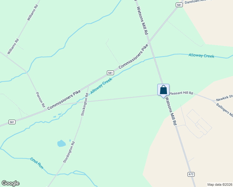 map of restaurants, bars, coffee shops, grocery stores, and more near 46 Pleasant Hill Road in Woodstown