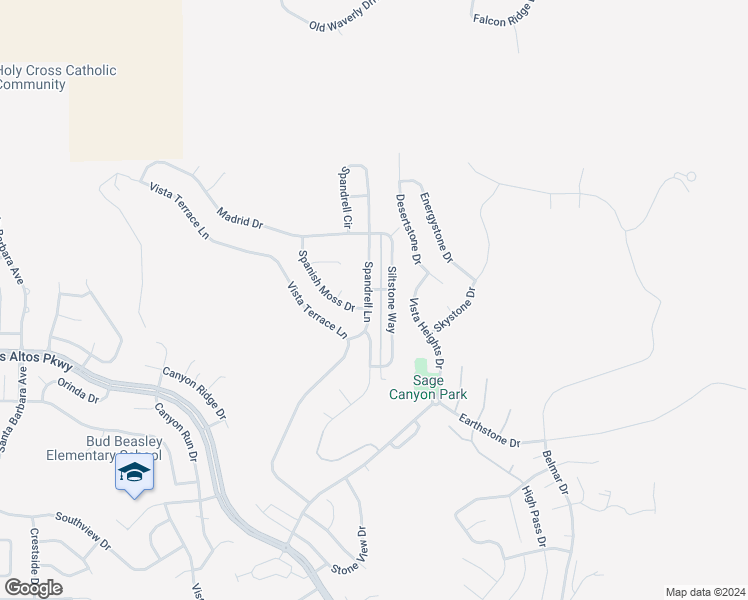 map of restaurants, bars, coffee shops, grocery stores, and more near 5444 Spandrell Lane in Sparks