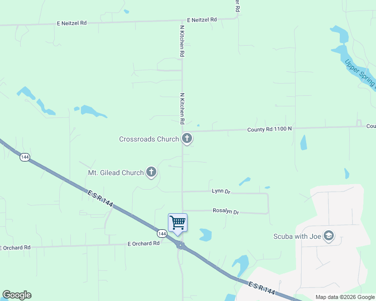 map of restaurants, bars, coffee shops, grocery stores, and more near 10939 North Kitchen Road in Mooresville
