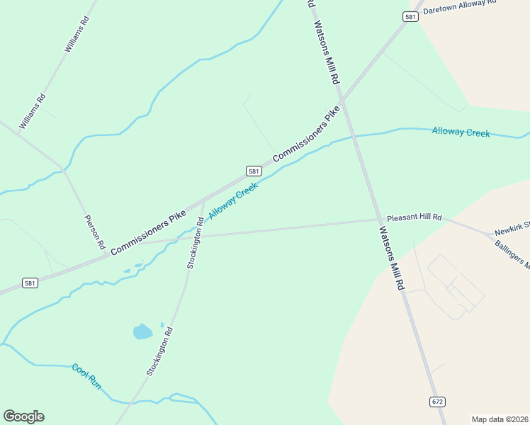 map of restaurants, bars, coffee shops, grocery stores, and more near 46 Pleasant Hill Road in Woodstown
