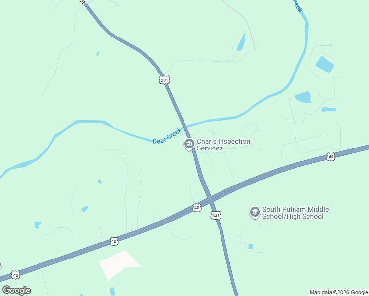 map of restaurants, bars, coffee shops, grocery stores, and more near 4976 U.S. 231 in Greencastle