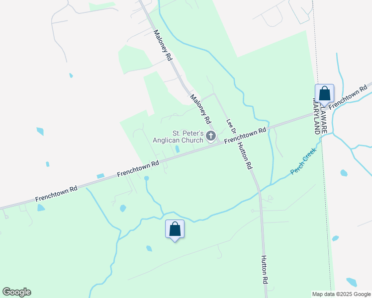 map of restaurants, bars, coffee shops, grocery stores, and more near 1039 Frenchtown Road in Elkton