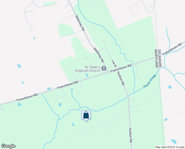 map of restaurants, bars, coffee shops, grocery stores, and more near 1039 Frenchtown Road in Elkton