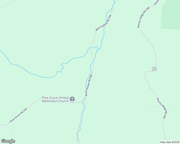 map of restaurants, bars, coffee shops, grocery stores, and more near 9385 Rich Hollow Road Southwest in Lancaster