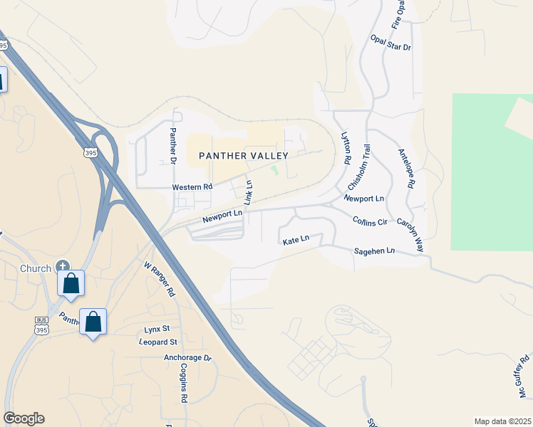 map of restaurants, bars, coffee shops, grocery stores, and more near 4998 Newport Court in Reno