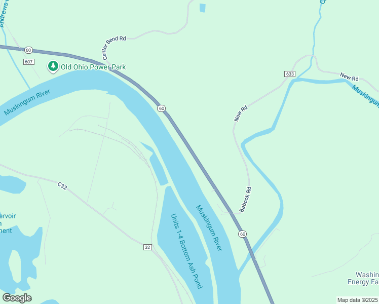 map of restaurants, bars, coffee shops, grocery stores, and more near 22595 Ohio 60 in Beverly