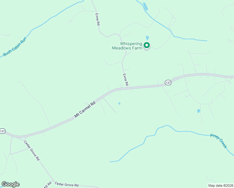 map of restaurants, bars, coffee shops, grocery stores, and more near 1607 Mount Carmel Road in Parkton