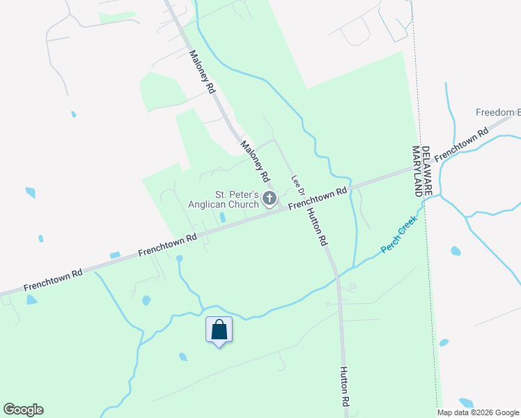 map of restaurants, bars, coffee shops, grocery stores, and more near 1069 Frenchtown Road in Elkton