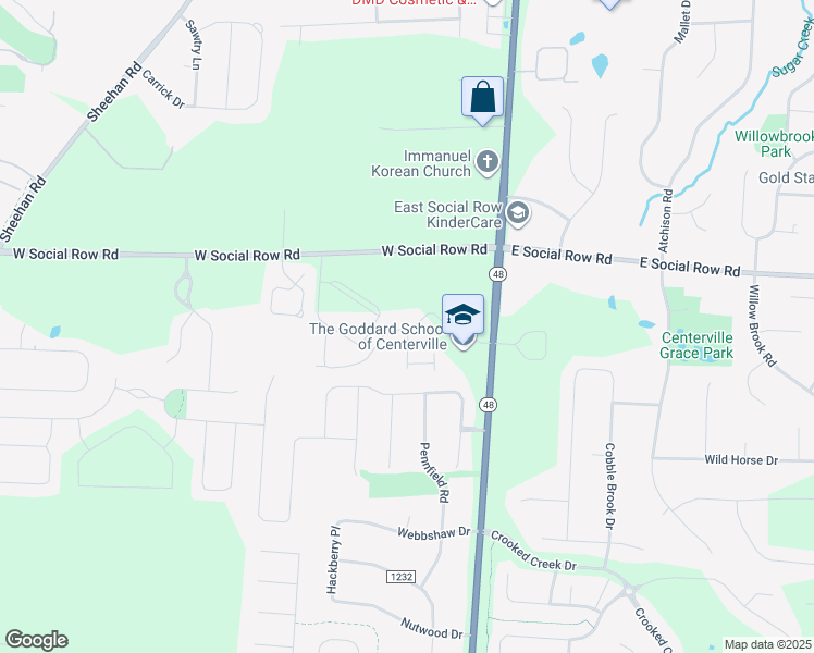 map of restaurants, bars, coffee shops, grocery stores, and more near 17 Hawthorn Street in Dayton