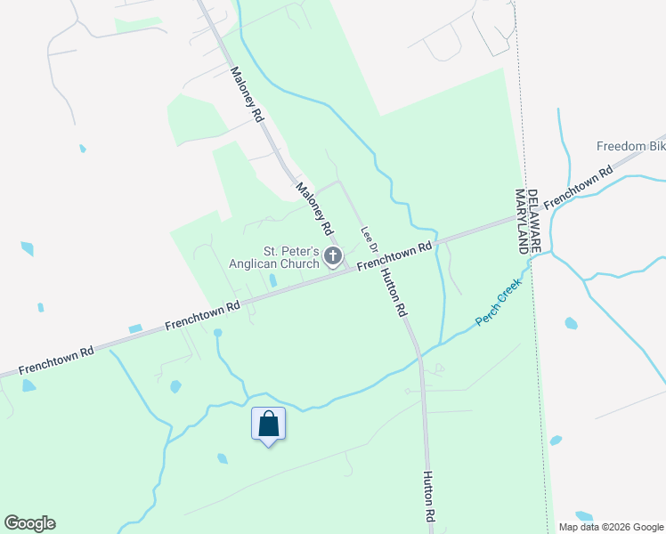 map of restaurants, bars, coffee shops, grocery stores, and more near 1069 Frenchtown Road in Elkton