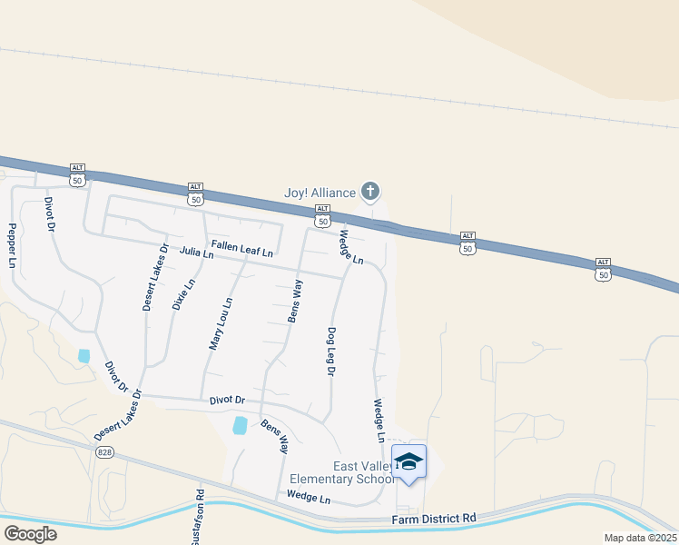 map of restaurants, bars, coffee shops, grocery stores, and more near 998 Julia Lane in Fernley