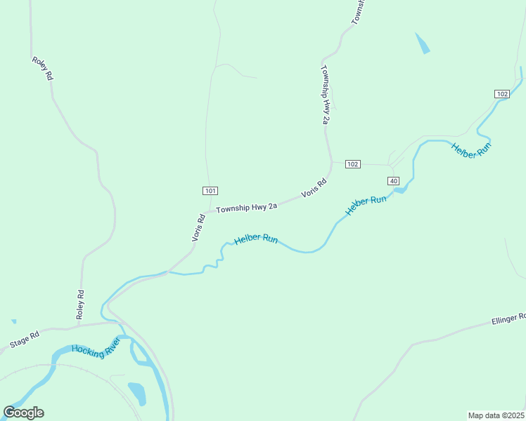 map of restaurants, bars, coffee shops, grocery stores, and more near 9898 Voris Road in Logan