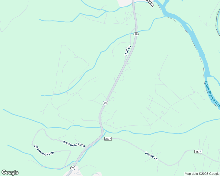 map of restaurants, bars, coffee shops, grocery stores, and more near 2328 Frankfort Highway in Ridgeley