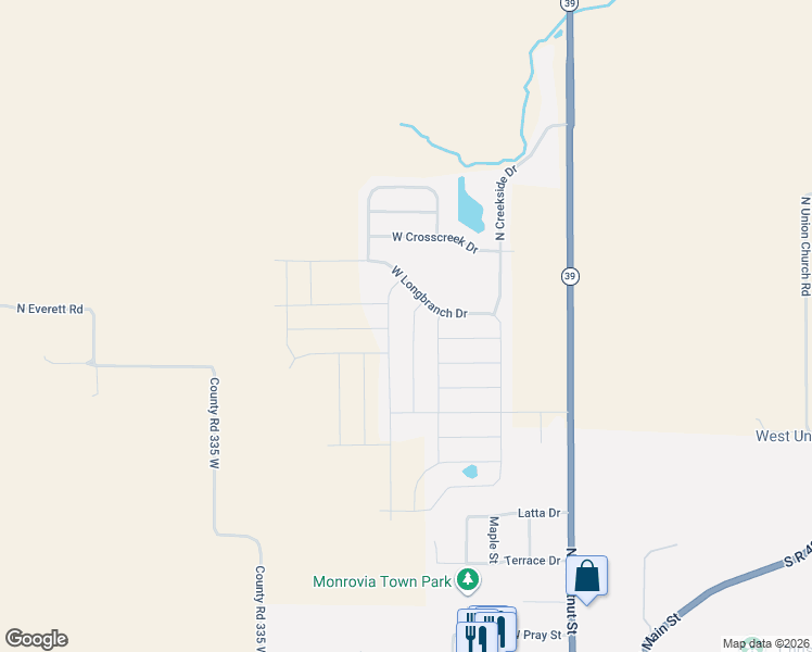 map of restaurants, bars, coffee shops, grocery stores, and more near 11249 North Sashing Way in Monrovia