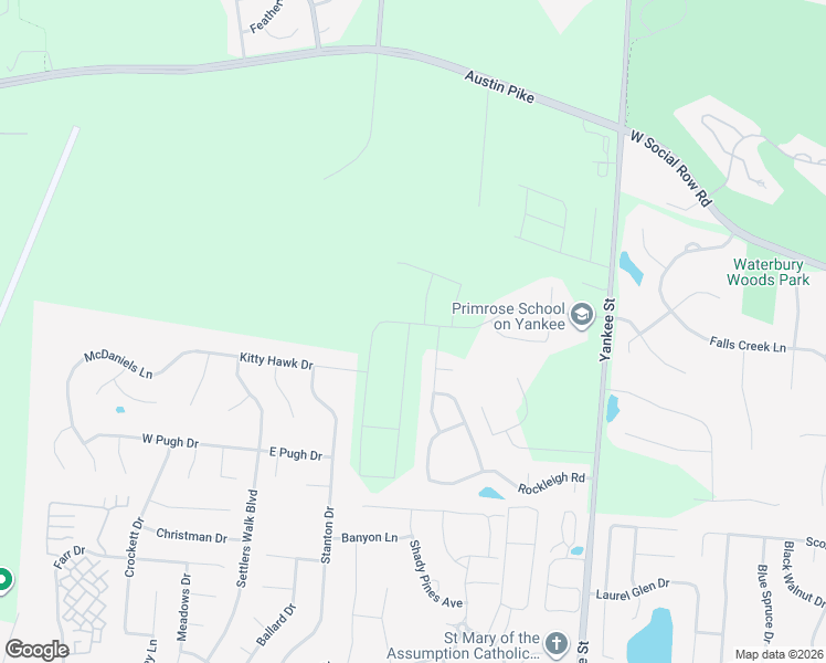 map of restaurants, bars, coffee shops, grocery stores, and more near 1501 Newburg Court in Montgomery County