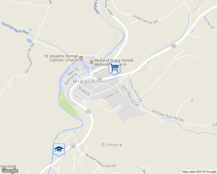 map of restaurants, bars, coffee shops, grocery stores, and more near 14931 Paradise Street Southwest in Midland