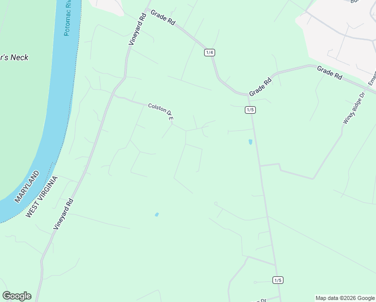 map of restaurants, bars, coffee shops, grocery stores, and more near 20 Isaiah Lane in Falling Waters