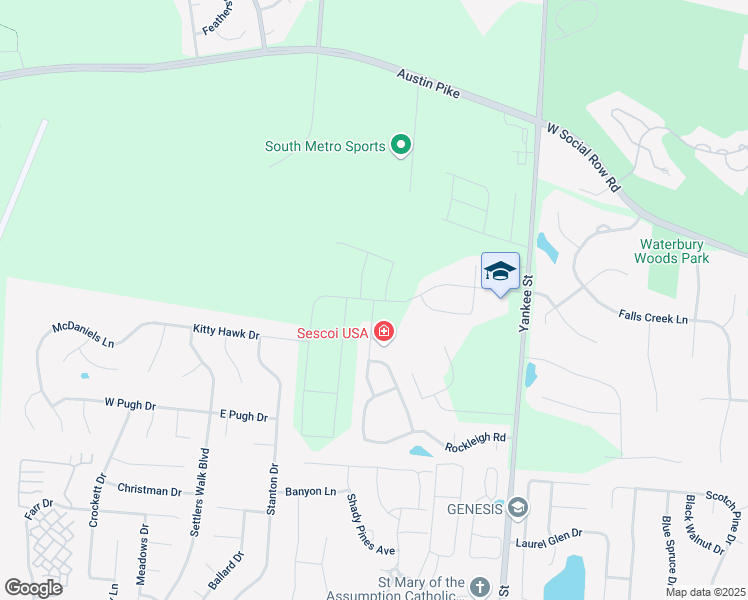 map of restaurants, bars, coffee shops, grocery stores, and more near 1501 Newburg Court in Montgomery County