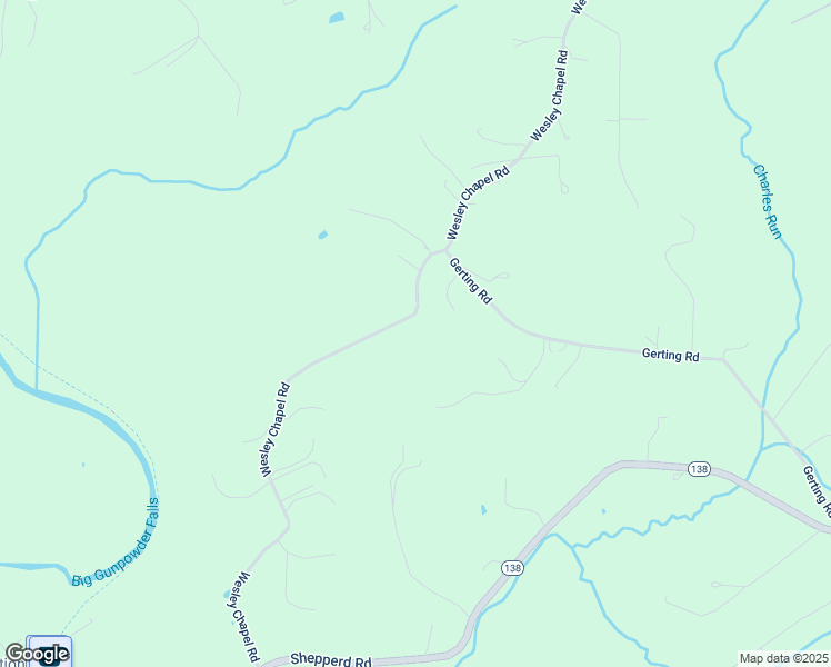 map of restaurants, bars, coffee shops, grocery stores, and more near 17007 Wesley Chapel Road in Monkton