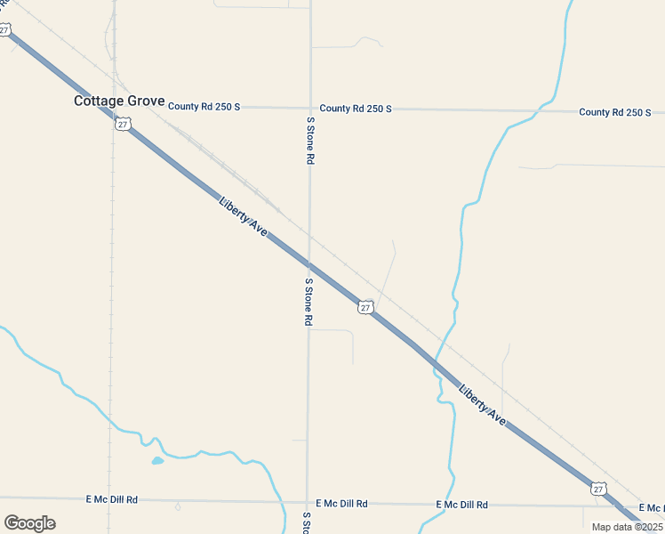 map of restaurants, bars, coffee shops, grocery stores, and more near 2920 U.S. 27 in Liberty