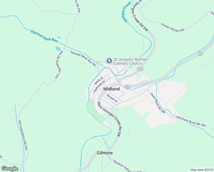 map of restaurants, bars, coffee shops, grocery stores, and more near in Midland