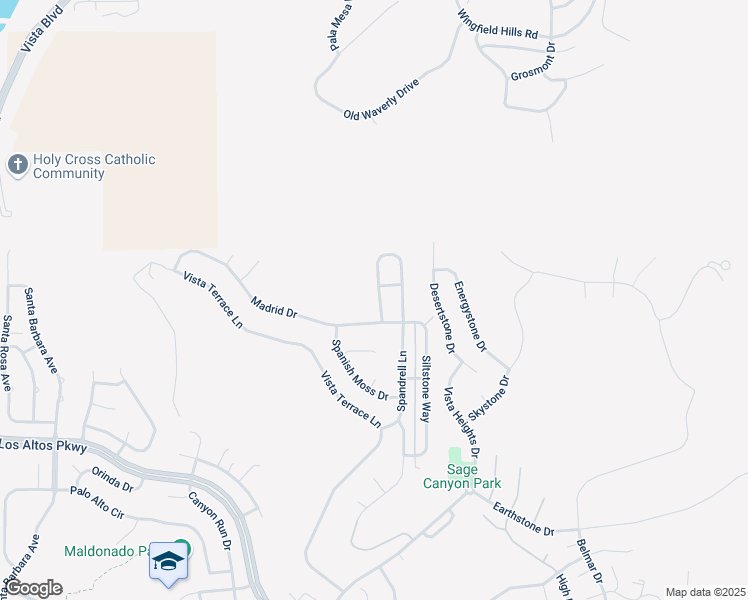 map of restaurants, bars, coffee shops, grocery stores, and more near 5676 Spandrell Circle in Sparks