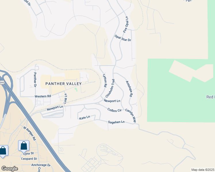 map of restaurants, bars, coffee shops, grocery stores, and more near 7621 Lytton Road in Reno