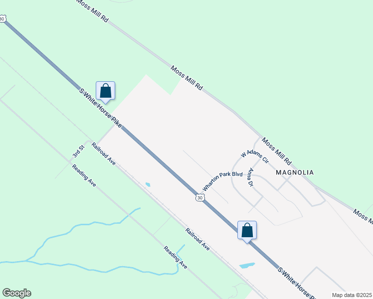 map of restaurants, bars, coffee shops, grocery stores, and more near 3918 Patricia Court in Hammonton