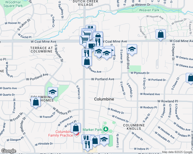 map of restaurants, bars, coffee shops, grocery stores, and more near in 