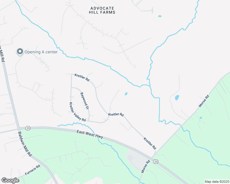 map of restaurants, bars, coffee shops, grocery stores, and more near 1604 Kreitler Valley Road in Forest Hill