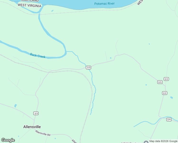 map of restaurants, bars, coffee shops, grocery stores, and more near 878 County Route 2/3 in Hedgesville