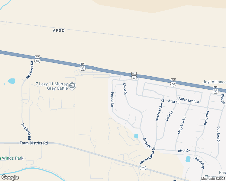 map of restaurants, bars, coffee shops, grocery stores, and more near 1041 Pepper Lane in Fernley
