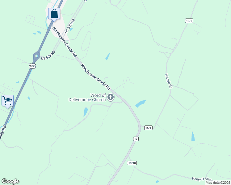 map of restaurants, bars, coffee shops, grocery stores, and more near 53 Rankin Lane in Berkeley Springs