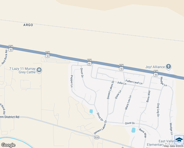 map of restaurants, bars, coffee shops, grocery stores, and more near 912 Julia Lane in Fernley