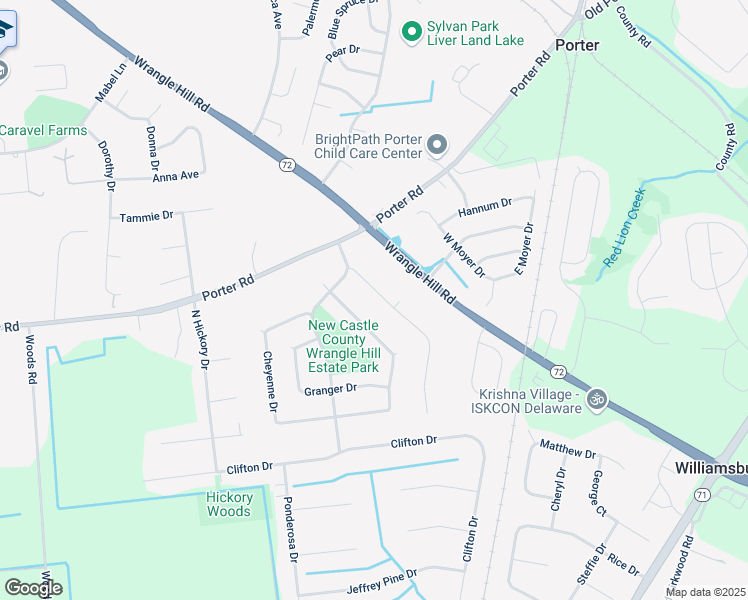 map of restaurants, bars, coffee shops, grocery stores, and more near 130 Carlotta Drive in Bear