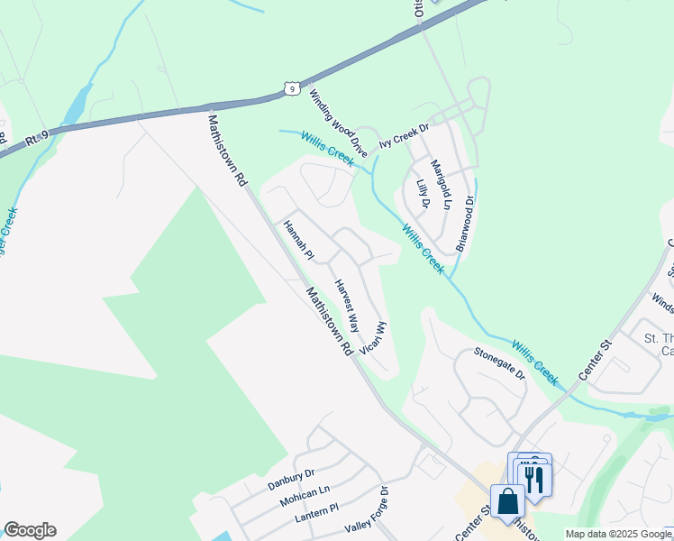 map of restaurants, bars, coffee shops, grocery stores, and more near 5 Harvest Way in Little Egg Harbor Township
