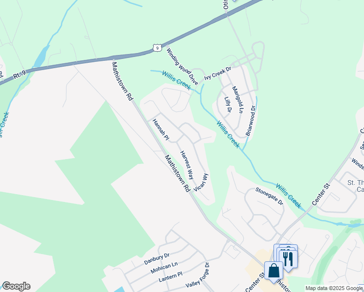map of restaurants, bars, coffee shops, grocery stores, and more near 5 Harvest Way in Little Egg Harbor Township