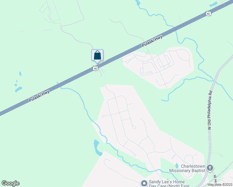 map of restaurants, bars, coffee shops, grocery stores, and more near 194 Cool Springs Road in North East