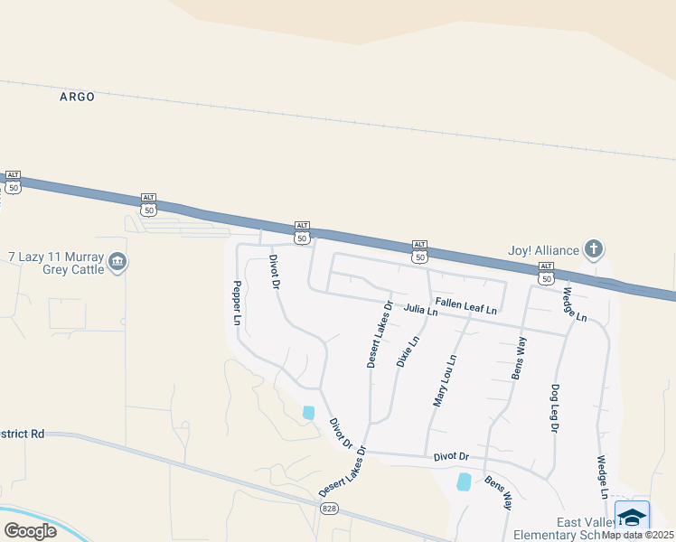 map of restaurants, bars, coffee shops, grocery stores, and more near 202 Poppy Hills Drive in Fernley