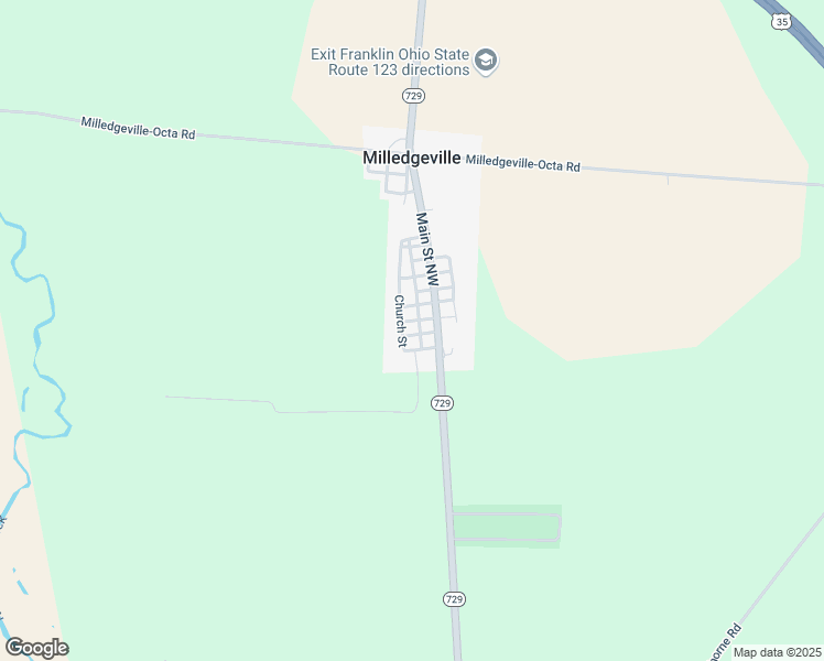 map of restaurants, bars, coffee shops, grocery stores, and more near in Milledgeville