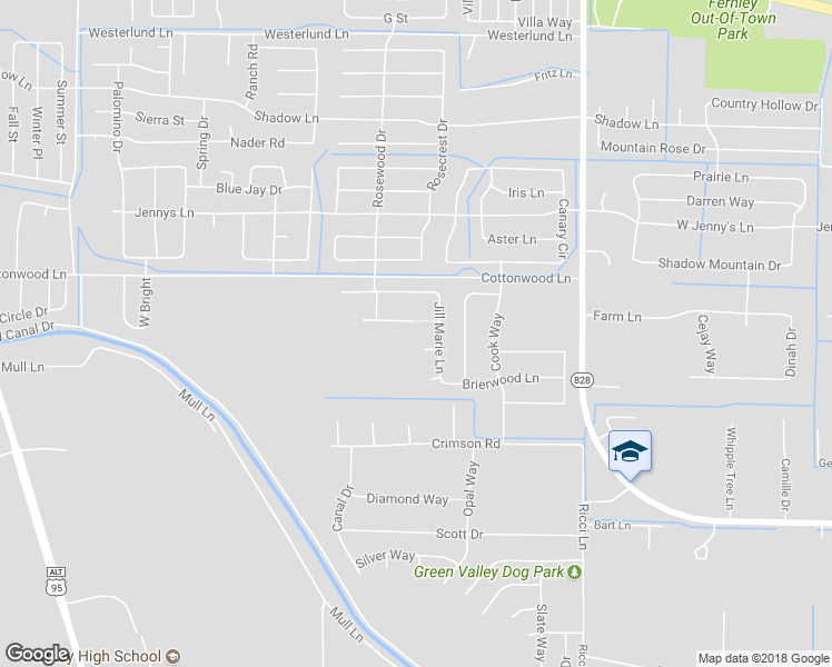 map of restaurants, bars, coffee shops, grocery stores, and more near 971 Kathryn Court in Fernley
