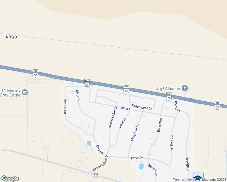 map of restaurants, bars, coffee shops, grocery stores, and more near 143 Desert Springs Lane in Fernley