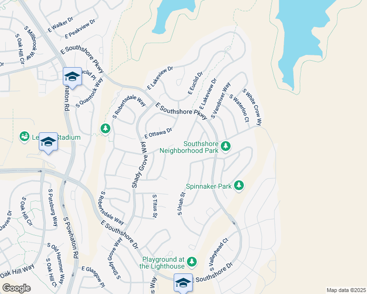 map of restaurants, bars, coffee shops, grocery stores, and more near 27268 East Costilla Place in Aurora