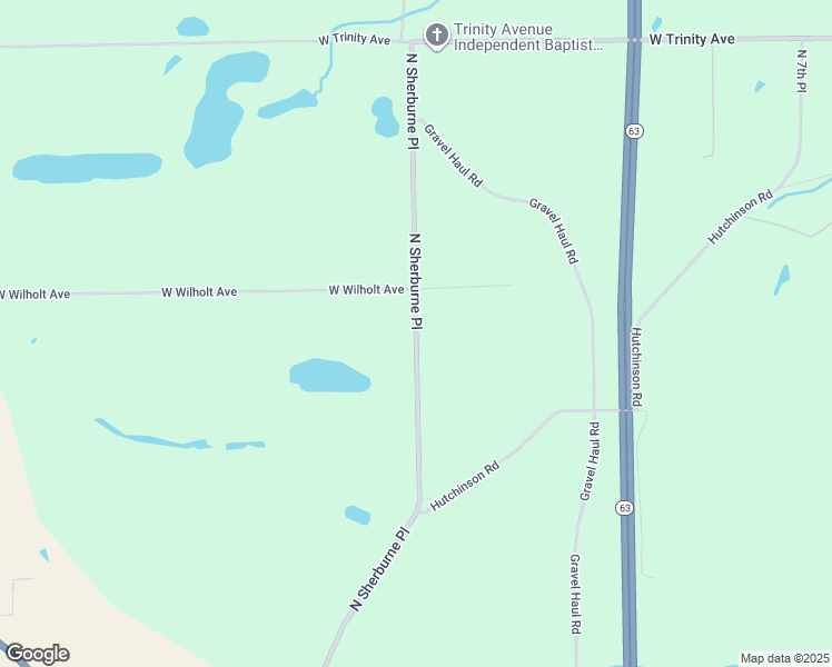 map of restaurants, bars, coffee shops, grocery stores, and more near 10034-10498 North Sherburne Place in West Terre Haute